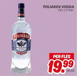 Dekamarkt Poliakov vodka aanbieding