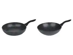 Lidl LIVARNO home Aluminium koekenpan of wokpan Ø 28 cm aanbieding