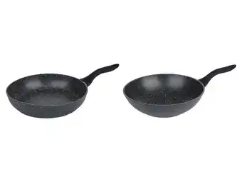 Lidl LIVARNO home Aluminium koekenpan of wokpan Ø 28 cm aanbieding