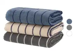 Lidl LIVARNO home 2 Handdoeken 100 x 50 cm aanbieding