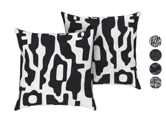 Lidl LIVARNO home 2 kussenhoezen 50 x 60 cm aanbieding
