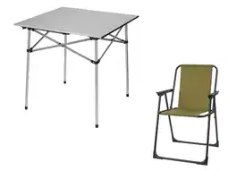 Lidl CRIVIT Campingtafel en campingstoel aanbieding