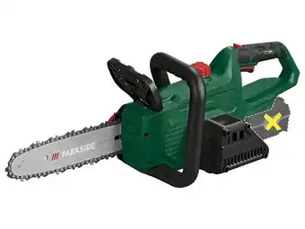 Lidl PARKSIDE Accu-kettingzaag 20 V zonder accu en lader aanbieding