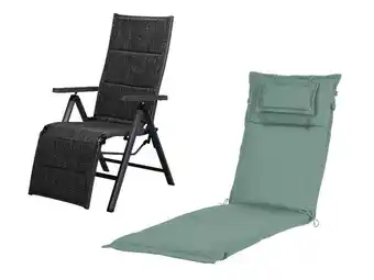 Lidl LIVARNO home Tuinstoel met kussen Toronto Deluxe aanbieding