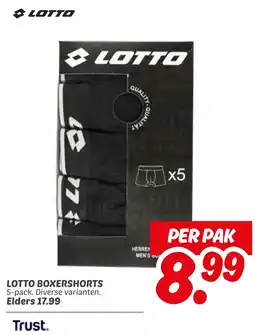 Dekamarkt Lotto boxershorts aanbieding