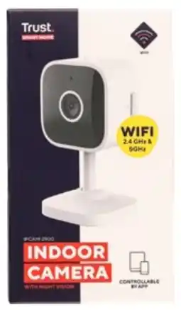 Dekamarkt Trust ipcam-2900 wi-fi camera indoor aanbieding