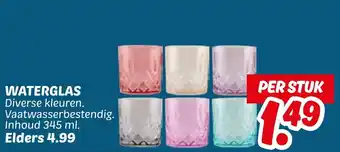 Dekamarkt Waterglas aanbieding