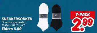 Dekamarkt Sneakersokken aanbieding