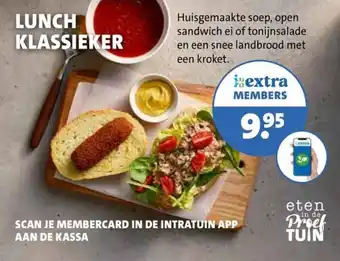 Intratuin Lunch klassieker aanbieding