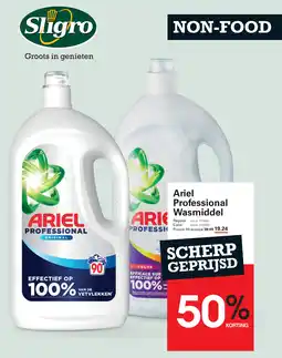 Sligro Ariel Professional Wasmiddel aanbieding