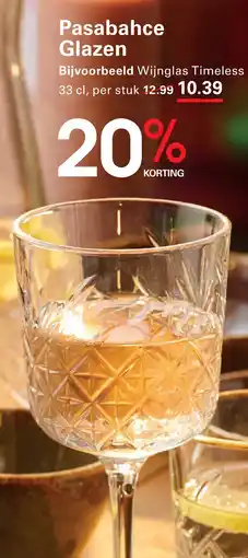 Sligro Pasabahce Glazen aanbieding