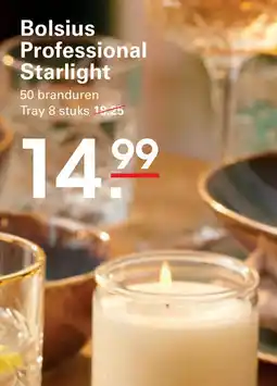 Sligro Bolsius Professional Starlight aanbieding