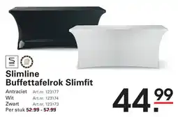 Sligro Slimline Buffettafelrok Slimfit aanbieding