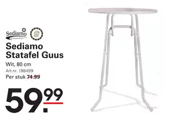 Sligro Sediamo Statafel Guus aanbieding
