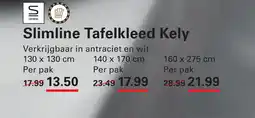 Sligro Slimline Tafelkleed Kely aanbieding