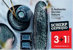 Sligro Q Authentic Servies Sakura aanbieding