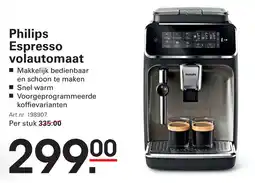 Sligro Philips Espresso volautomaat aanbieding