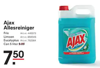 Sligro Ajax Allesreiniger aanbieding