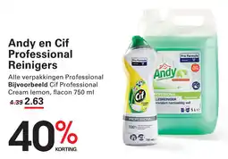 Sligro Andy en Cif Professional Reinigers aanbieding