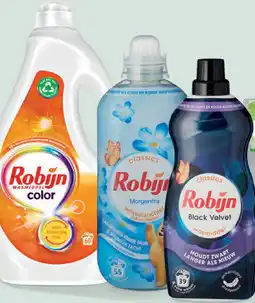 Sligro Robijn vloeibaar wasmiddel, wasverzachter en klein & krachtig aanbieding