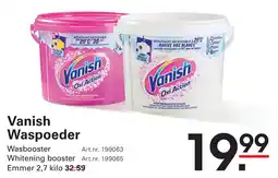 Sligro Vanish Waspoeder aanbieding