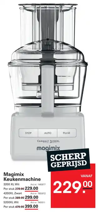 Sligro Magimix Keukenmachine aanbieding