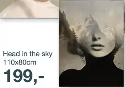 IN.HOUSE Head in the sky aanbieding