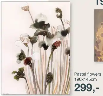 INHOUSE Pastel flowers aanbieding