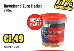 Budget Food Ouwehand Zure Haring aanbieding