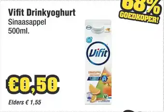 Budget Food Vifit Drinkyoghurt Sinaasappel aanbieding