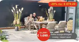 Tuinmeubelland Kalibo lounge diningset aanbieding