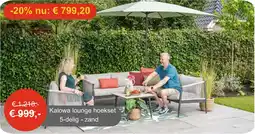 Tuinmeubelland Kalowa lounge hoekset aanbieding