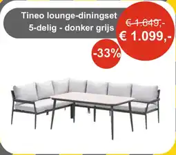 Tuinmeubelland Tineo lounge diningset aanbieding
