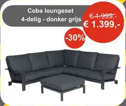Tuinmeubelland Coba loungeset aanbieding