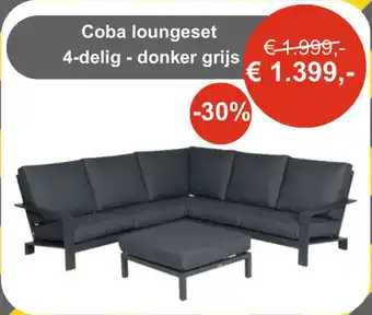 Tuinmeubelland Coba loungeset aanbieding