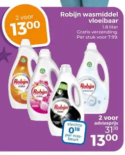 Trekpleister Robijn wasmiddel vloeibaar aanbieding