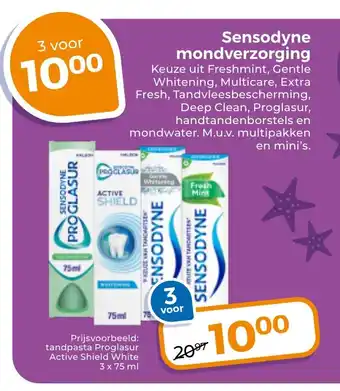 Trekpleister Sensodyne mondverzorging aanbieding
