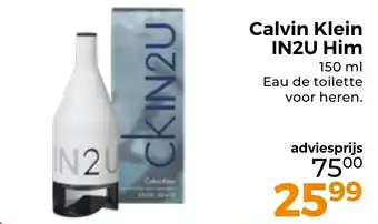 Trekpleister Calvin Klein IN2U Him aanbieding