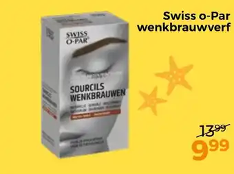 Trekpleister Swiss o Par wenkbrauwverf aanbieding