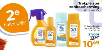 Trekpleister Trekpleister zonbescherming aanbieding