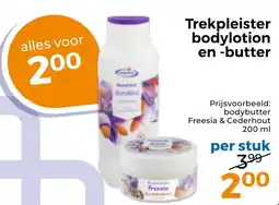 Trekpleister Trekpleister bodylotion en butter aanbieding