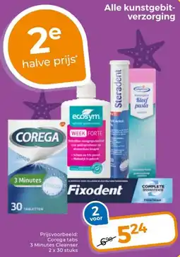 Trekpleister Alle kunstgebit verzorging aanbieding