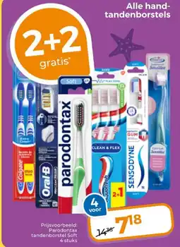 Trekpleister Prijsvoorbeeld: Parodontax tandenborstel Soft aanbieding