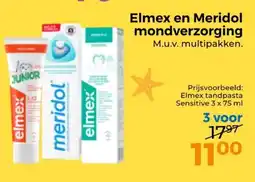 Trekpleister Elmex en Meridol mondverzorging aanbieding