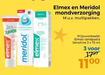 Trekpleister Elmex en Meridol mondverzorging aanbieding