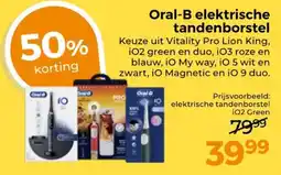 Trekpleister Oral-B elektrische tandenborstel aanbieding