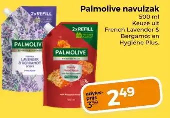 Trekpleister Palmolive navulzak aanbieding