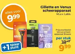 Trekpleister Gillette en Venus scheerapparaat aanbieding