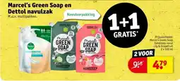 Kruidvat Marcel's Green Soap en Dettol navulzak aanbieding