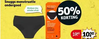 Kruidvat Snuggs menstruatie ondergoed aanbieding